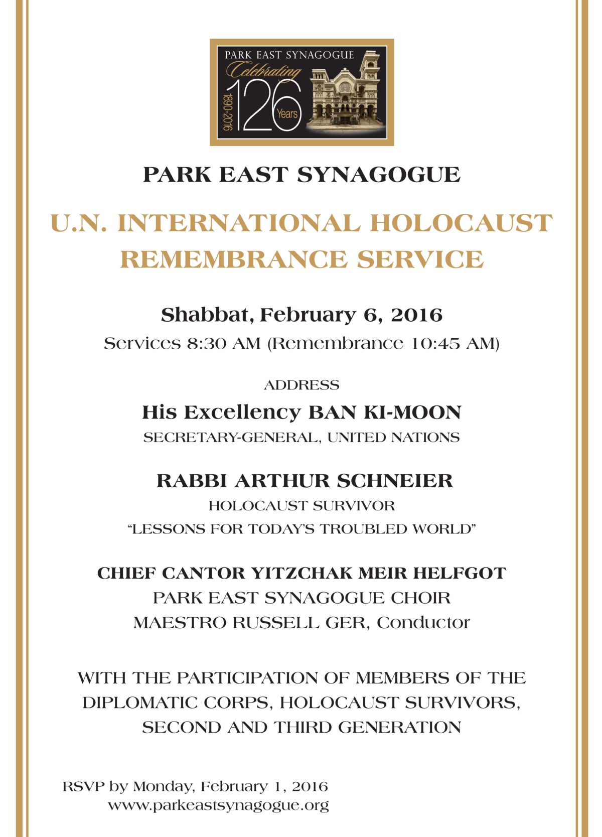 UN Holocaust Commemoration